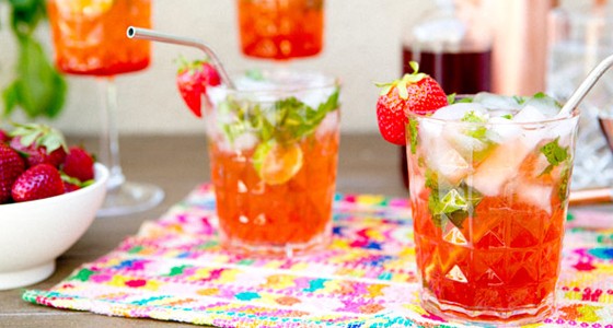 Jahodové mojito
