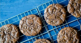 Čokoládové brownie cookies